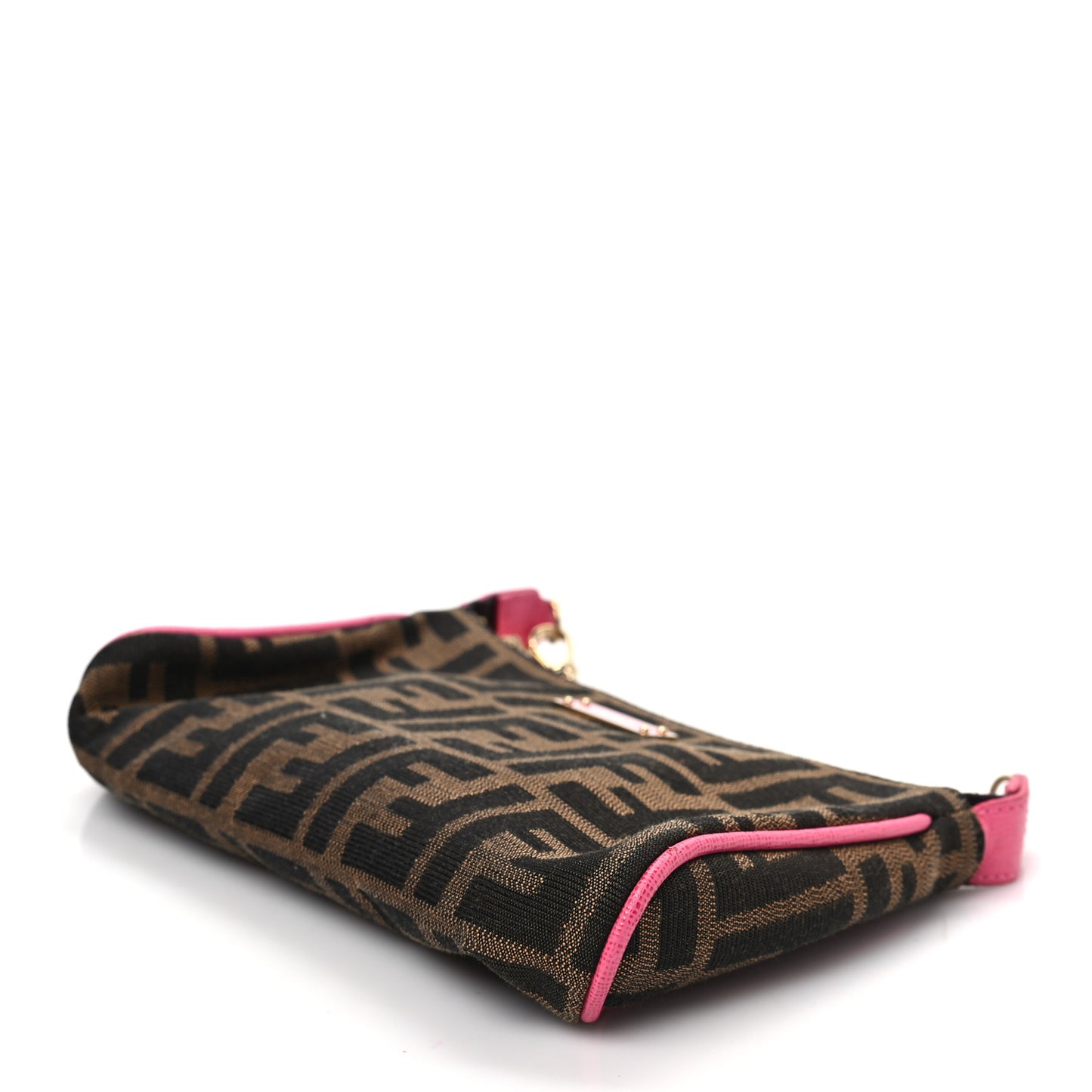 Zucca Vitello Elite Mini Pouch Crossbody Tobacco Fuxia