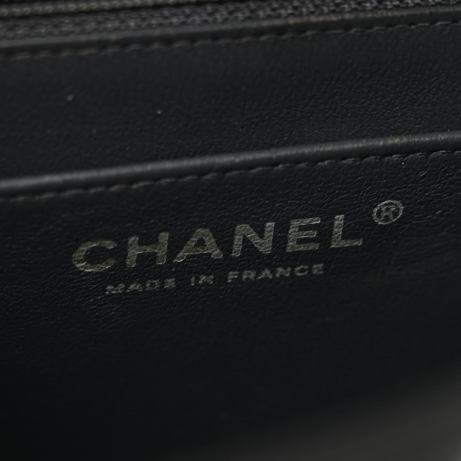 Chanel Lambskin Quilted Mini Square Flap Dark Grey 6 of 10