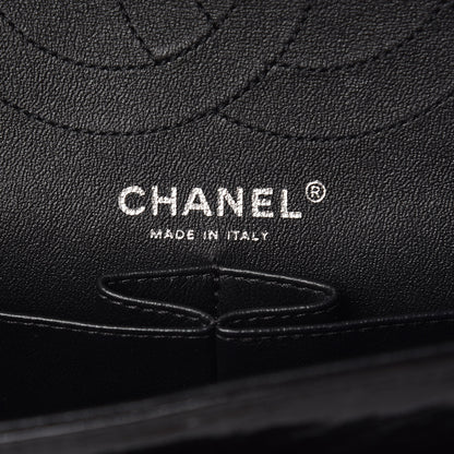 Chanel Glazed Calfskin Quilted 2.55 Reissue 226 Flap So Black 6 of 13
