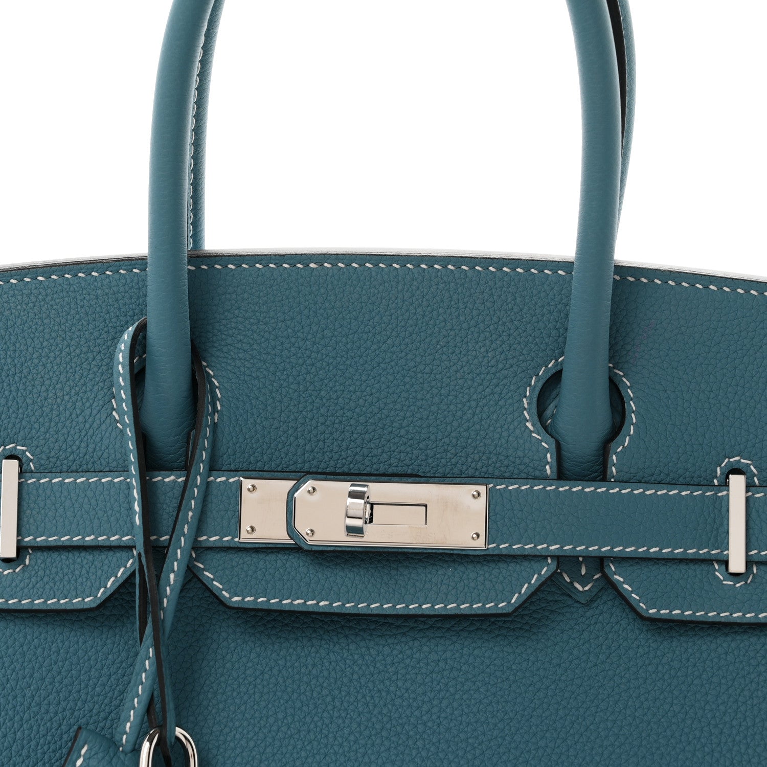 Hermes Togo Birkin 30 New Bleu Jean 8 of 10
