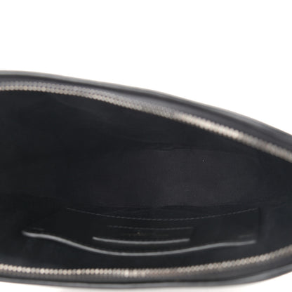 Saint Laurent Calfskin Heart Monogram Crossbody Black 8 of 12