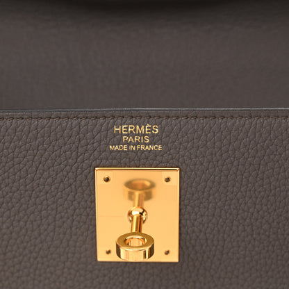 Hermes Togo Kelly Retourne 32 Etain 6 of 13