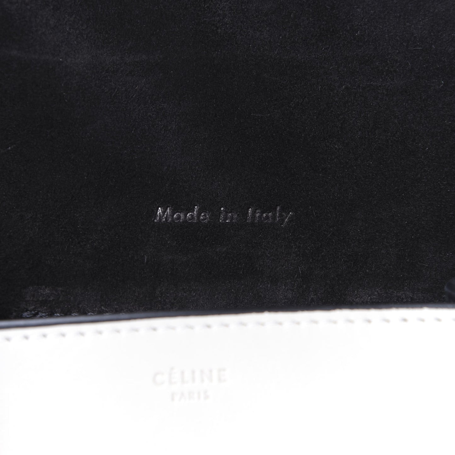 Natural Calfskin Small Square With Pocket White