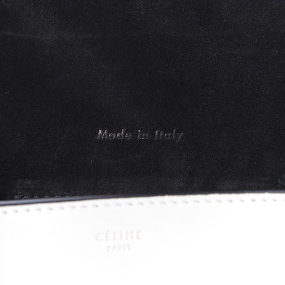 Celine Natural Calfskin Small Square With Pocket White 6 of 17
