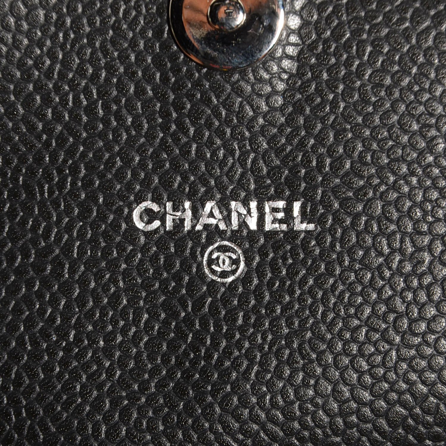 Chanel Caviar Half Moon Wallet On Chain WOC Black 6 of 7