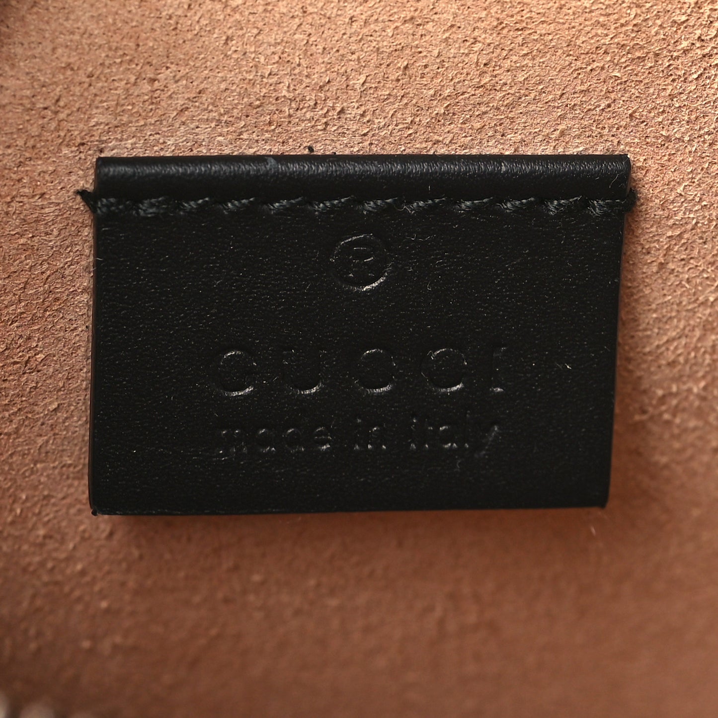 Calfskin GucciGhost Life is Gucci Zip Pouch Black