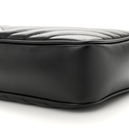 Saint Laurent Calfskin Matelasse Monogram Lou Camera Bag Black 10 of 14