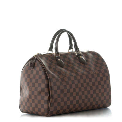 Louis Vuitton Damier Ebene Speedy 35 3 of 8