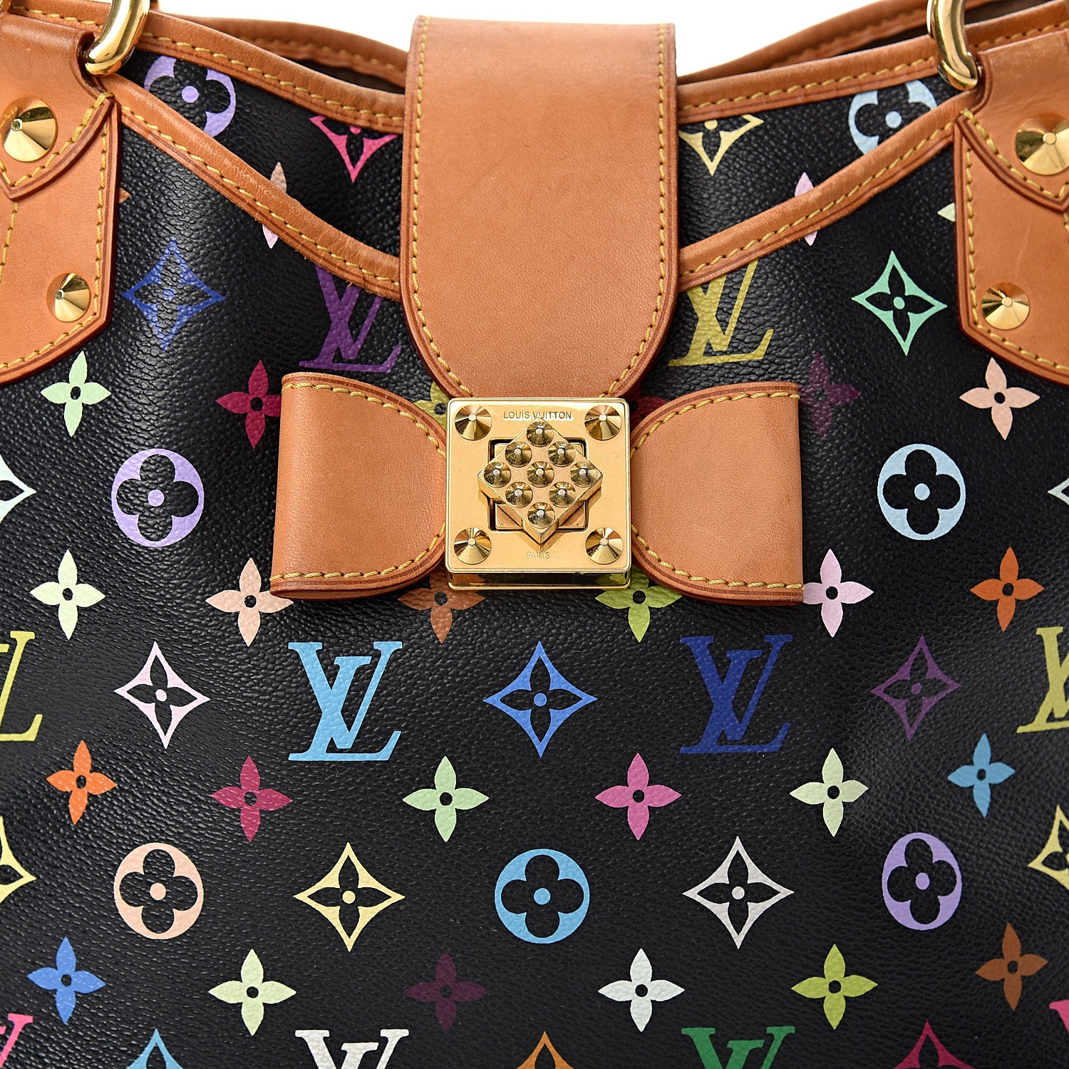 Louis Vuitton Monogram Multicolor Annie GM Black 7 of 20
