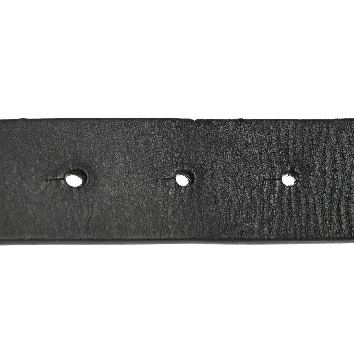 Glazed Calfskin CC Belt 90 36 Black