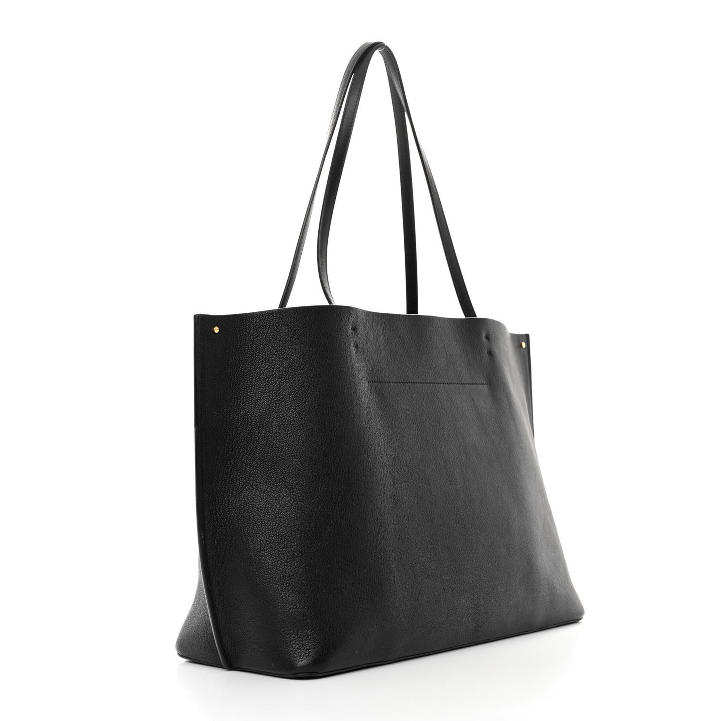 Calfskin Large Vlogo Tote Black