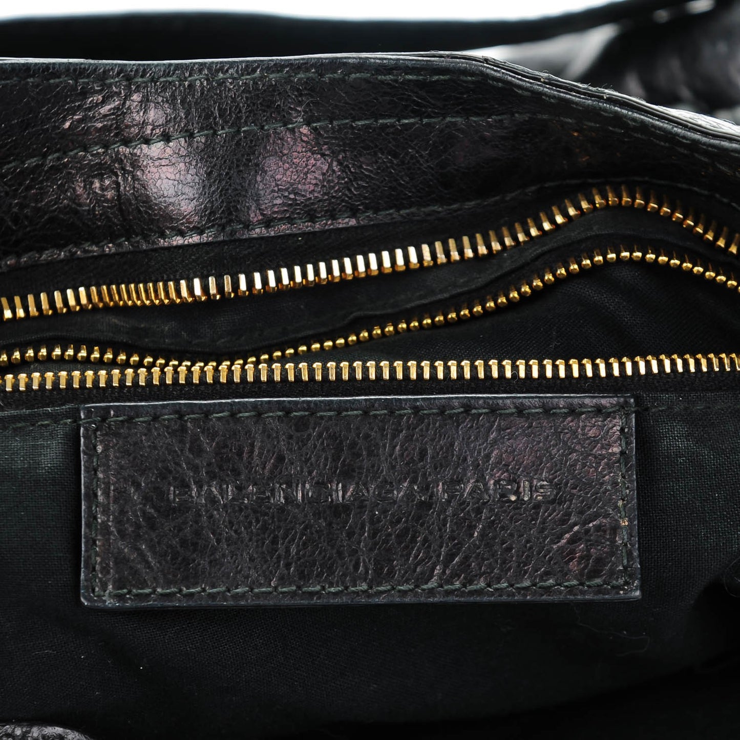 Agneau Giant 12 Gold Hardware Part Time Black
