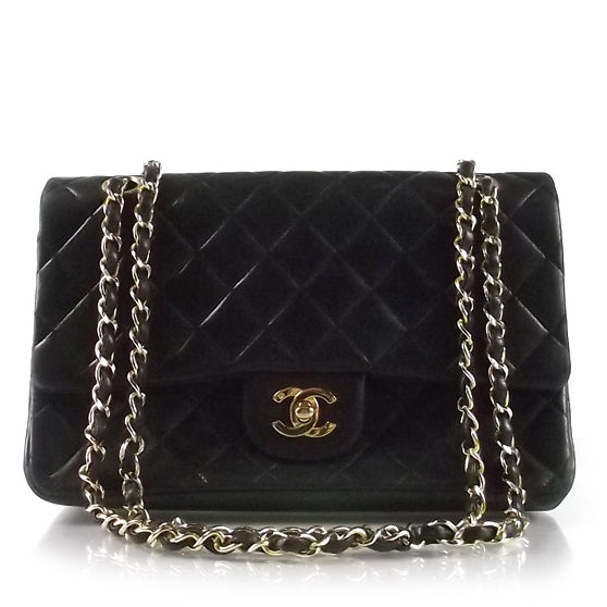 Chanel Lambskin Medium Double Flap Black 1 of 10