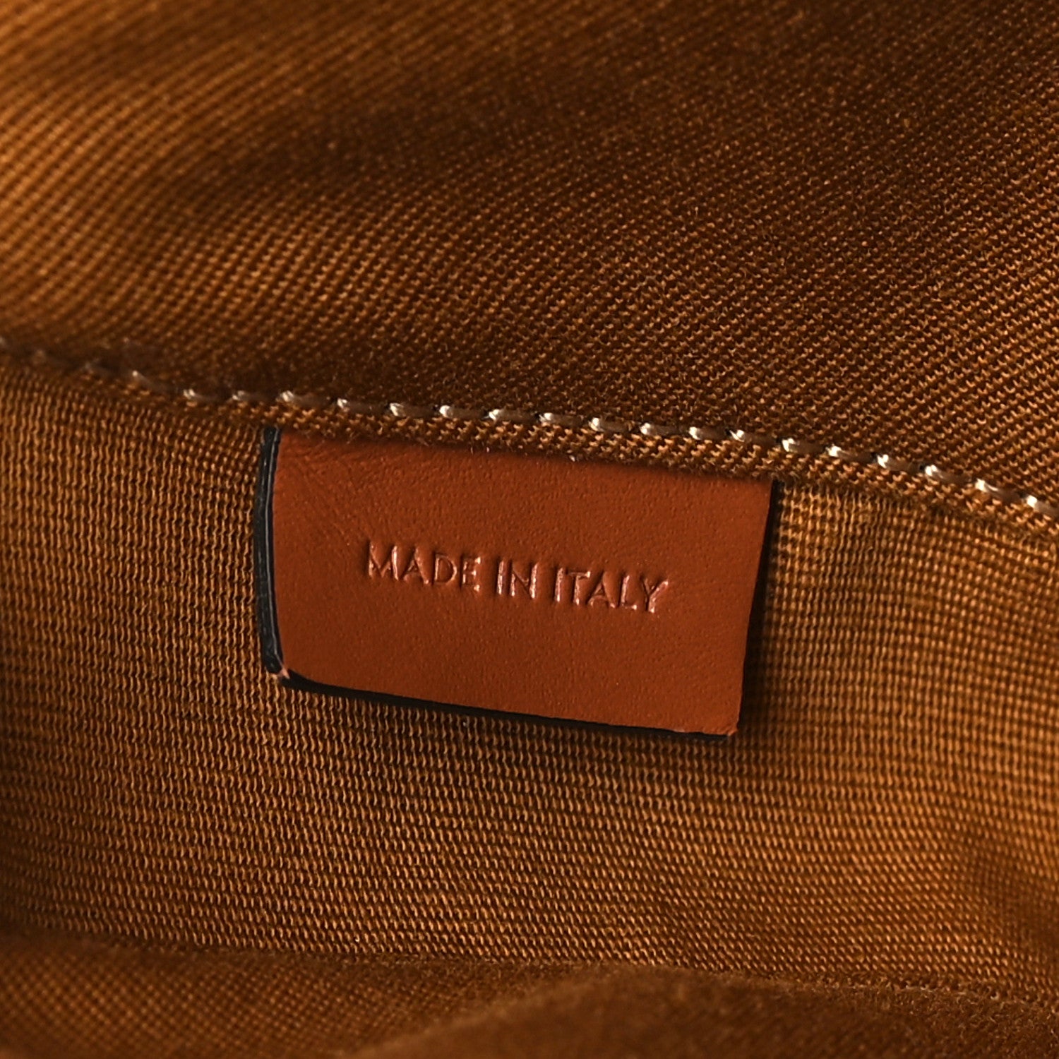 Celine Triomphe Canvas Triangle Crossbody Bag Tan 6 of 8