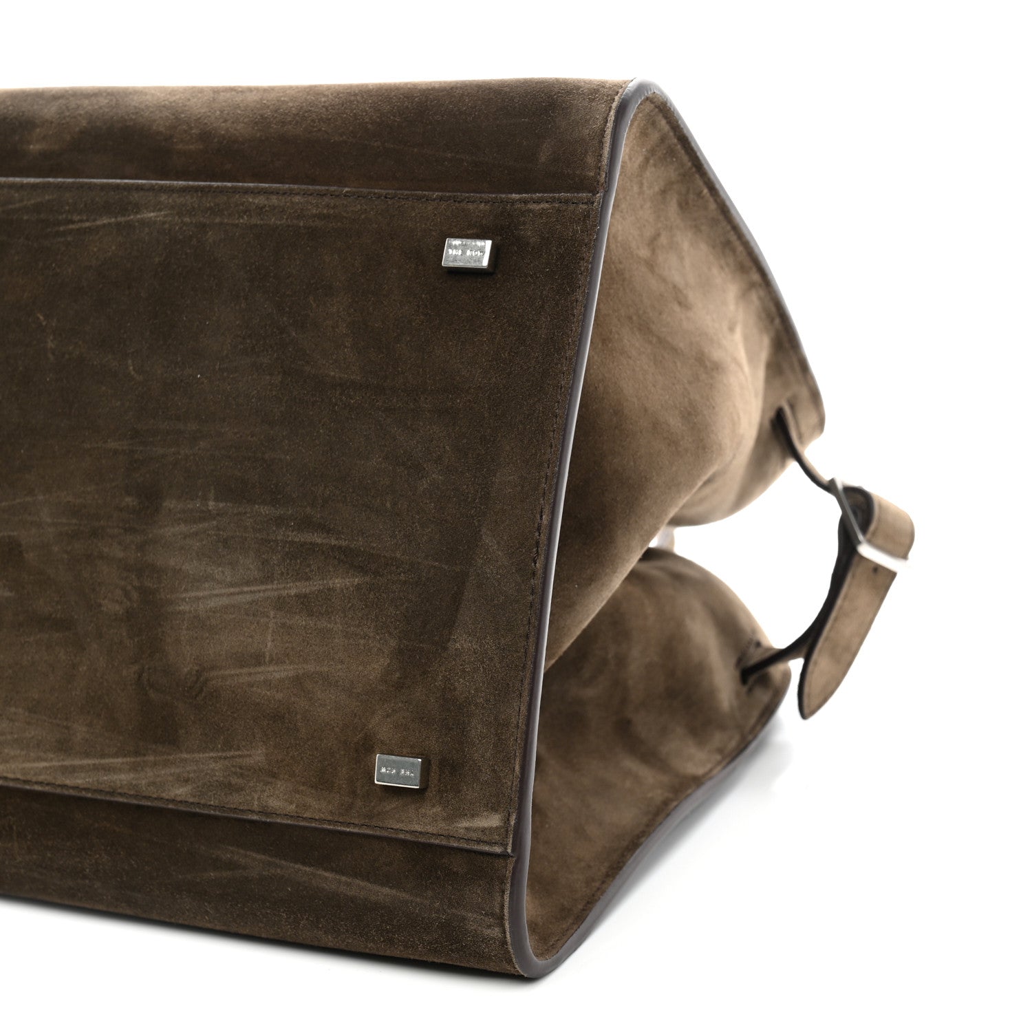 The Row Suede Soft Margaux 15 Nut Brown 9 of 9