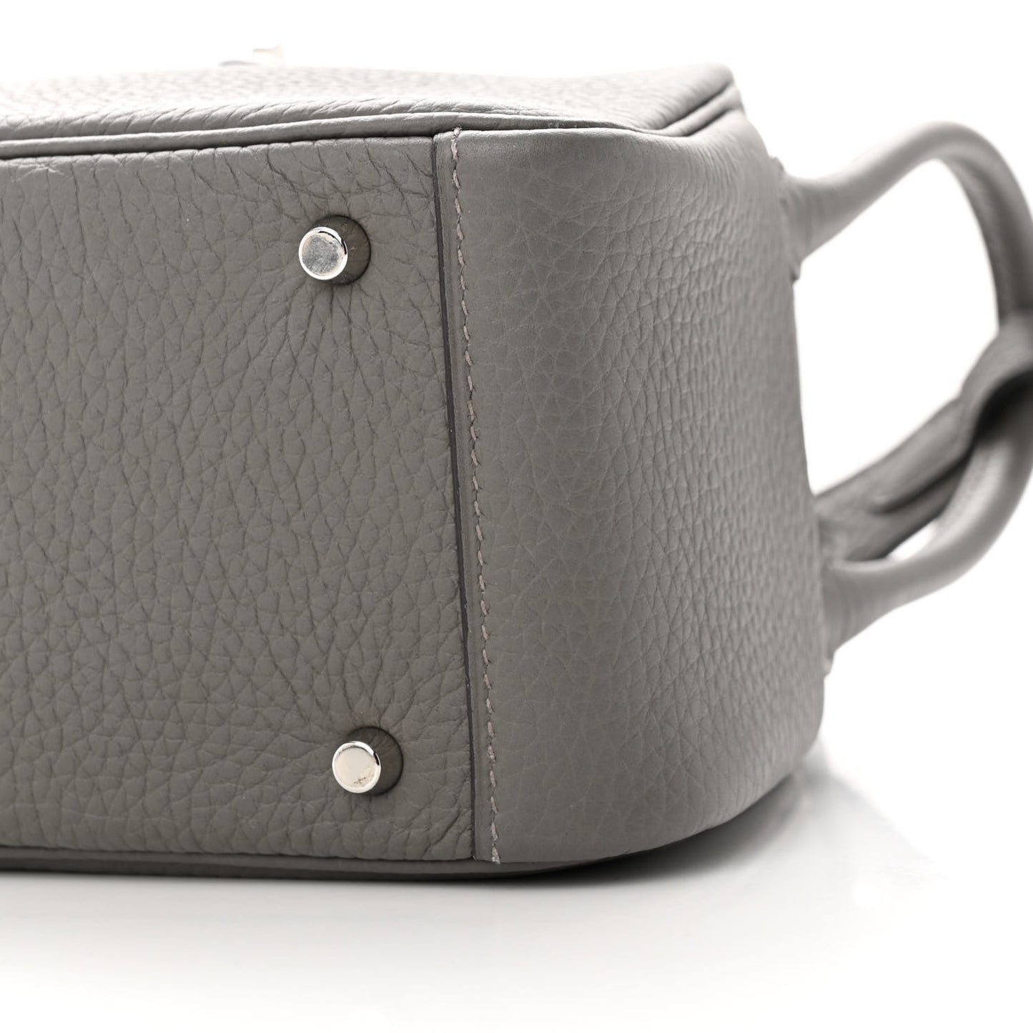 Taurillon Clemence Mini Lindy 20 Gris Meyer