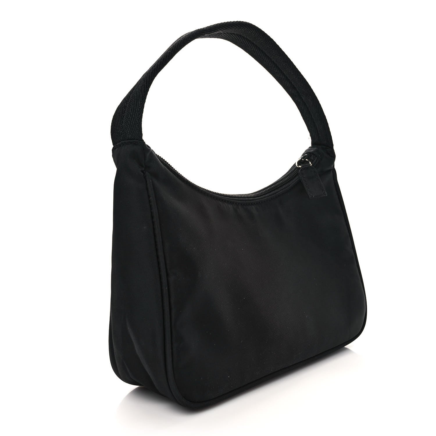 Prada Tessuto Nylon Shoulder Bag Black 3 of 11