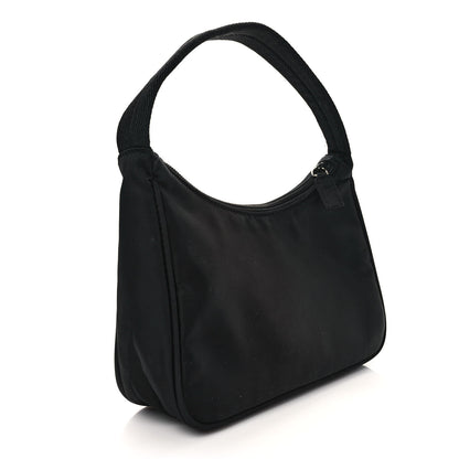 Prada Tessuto Nylon Shoulder Bag Black 3 of 11