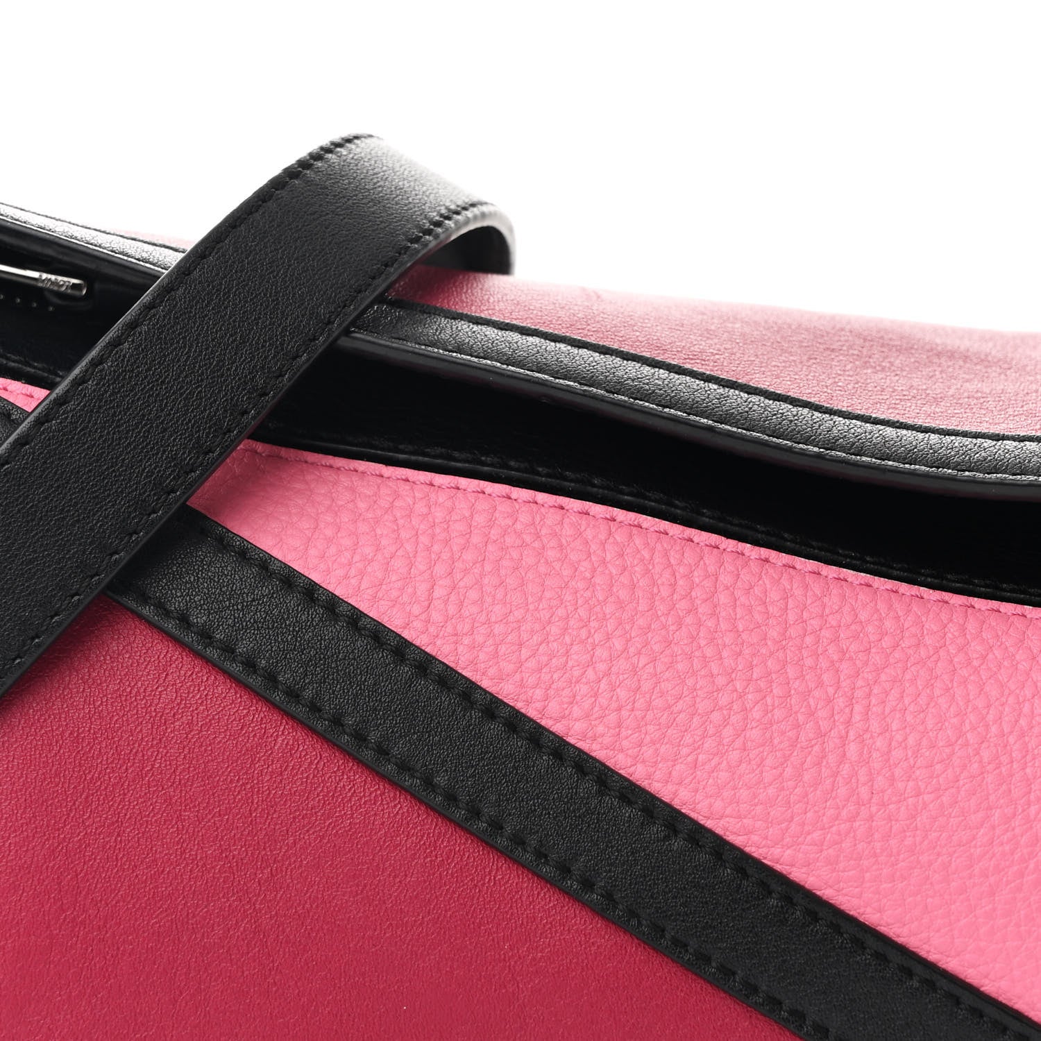 Loewe Calfskin Small Graphic Puzzle Bag Raspberry Wild Rose 7 of 9