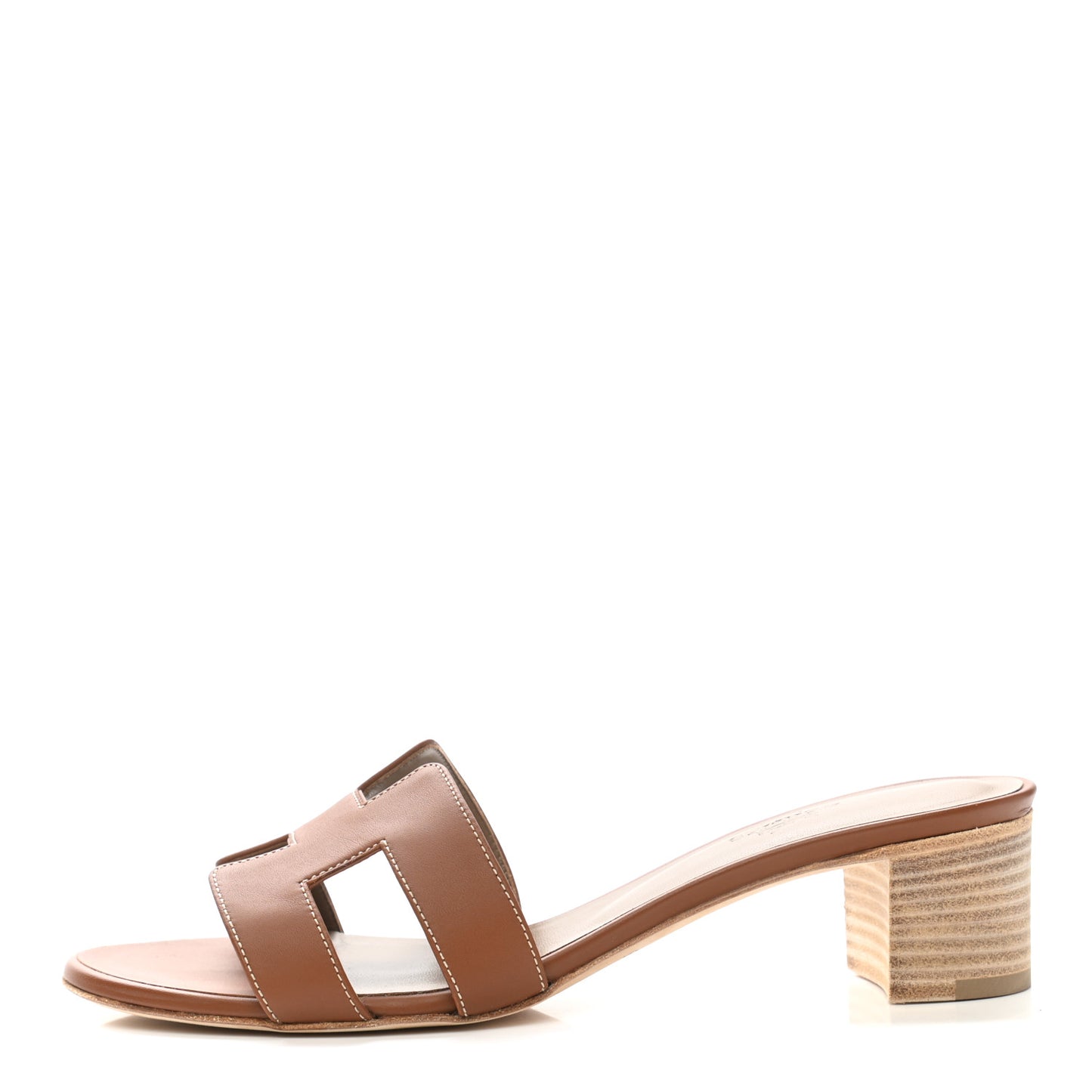 Calfskin Oasis Sandals 38.5 Gold