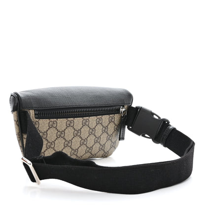 Gucci GG Supreme Monogram Belt Bag Black 3 of 13