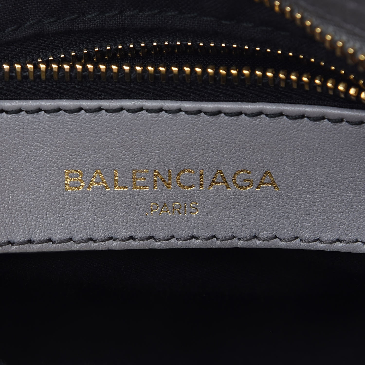 Balenciaga Chevre Gold Metallic Edge Hardware Mini City Gris Acier 6 of 10