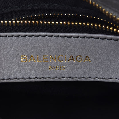 Balenciaga Chevre Gold Metallic Edge Hardware Mini City Gris Acier 6 of 10