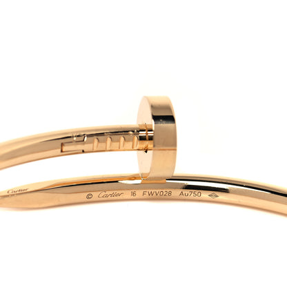 Cartier 18K Yellow Gold Juste Un Clou Bracelet 16 4 of 4