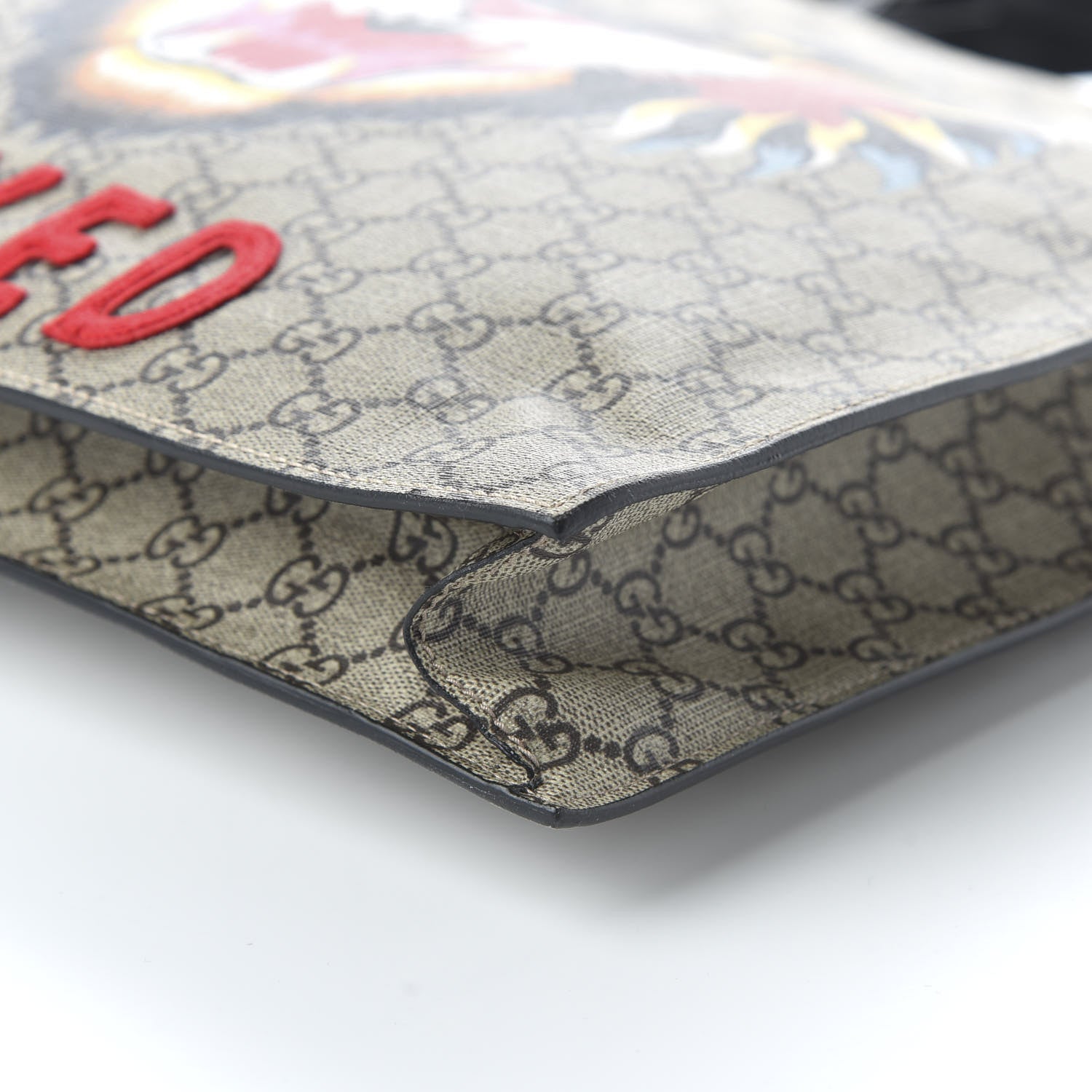 Gucci GG Supreme Monogram Angry Cat Vertical Tote 8 of 11