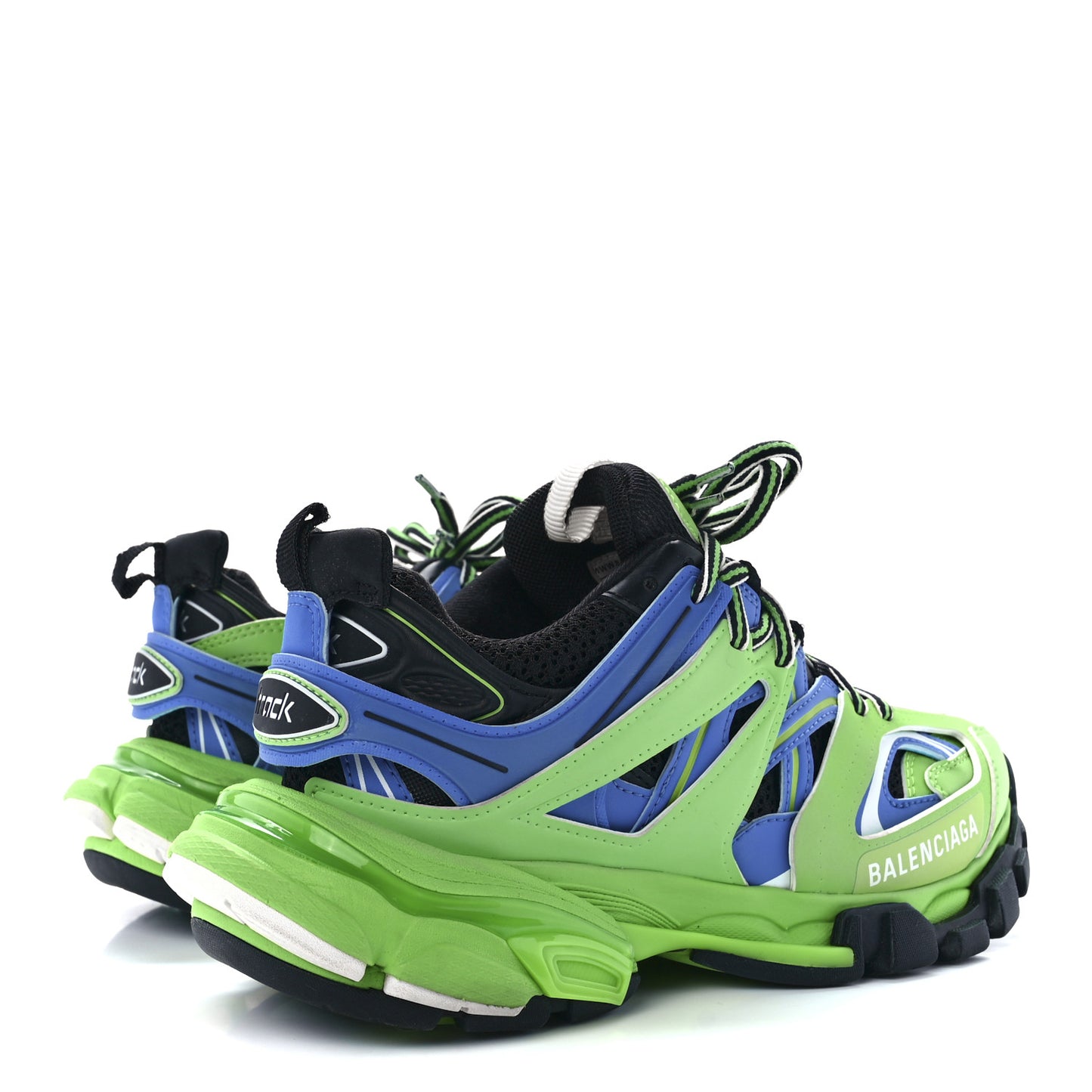 Mesh Nylon Metallic Fabric Womens Track Sneakers 36 Blue Green