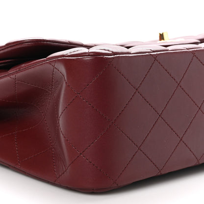 Chanel Lambskin Quilted Jumbo Double Flap Burgundy 9 of 11