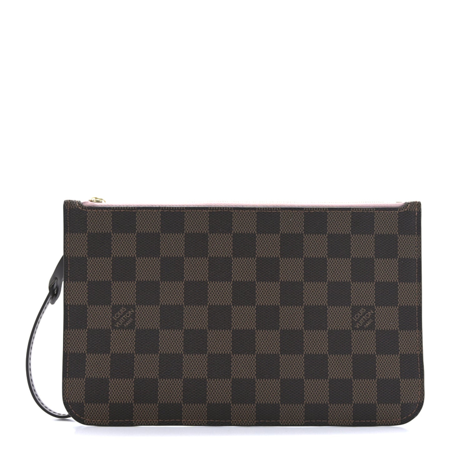 Damier Ebene Neverfull MM GM Pochette Rose Ballerine
