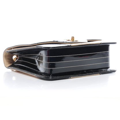 Chanel Lambskin and Patent Chocolate Bar Flap Beige 4 of 7