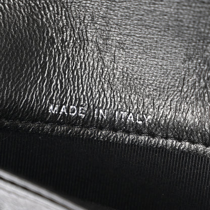 Chanel Lambskin Perforated Yen Wallet Black 7 of 10