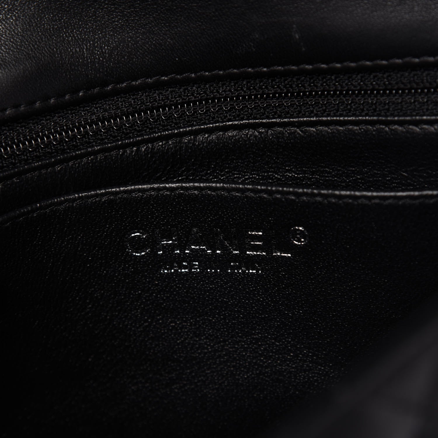 Chanel Lambskin Quilted Mini Square Flap Black 8 of 11