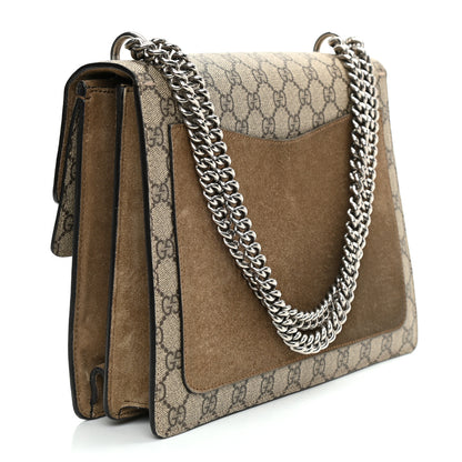 Gucci GG Supreme Monogram Medium Dionysus Shoulder Bag Taupe 3 of 11