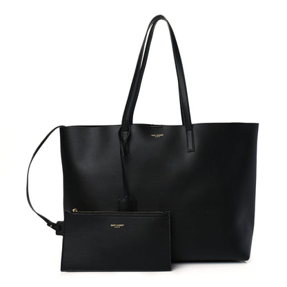 Saint Laurent Calfskin Large Shopping Tote Black 1 of 11