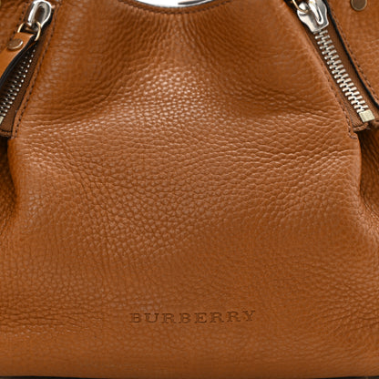 Burberry Grainy Calfskin House Check Small Maidstone Saddle Brown 9 of 11