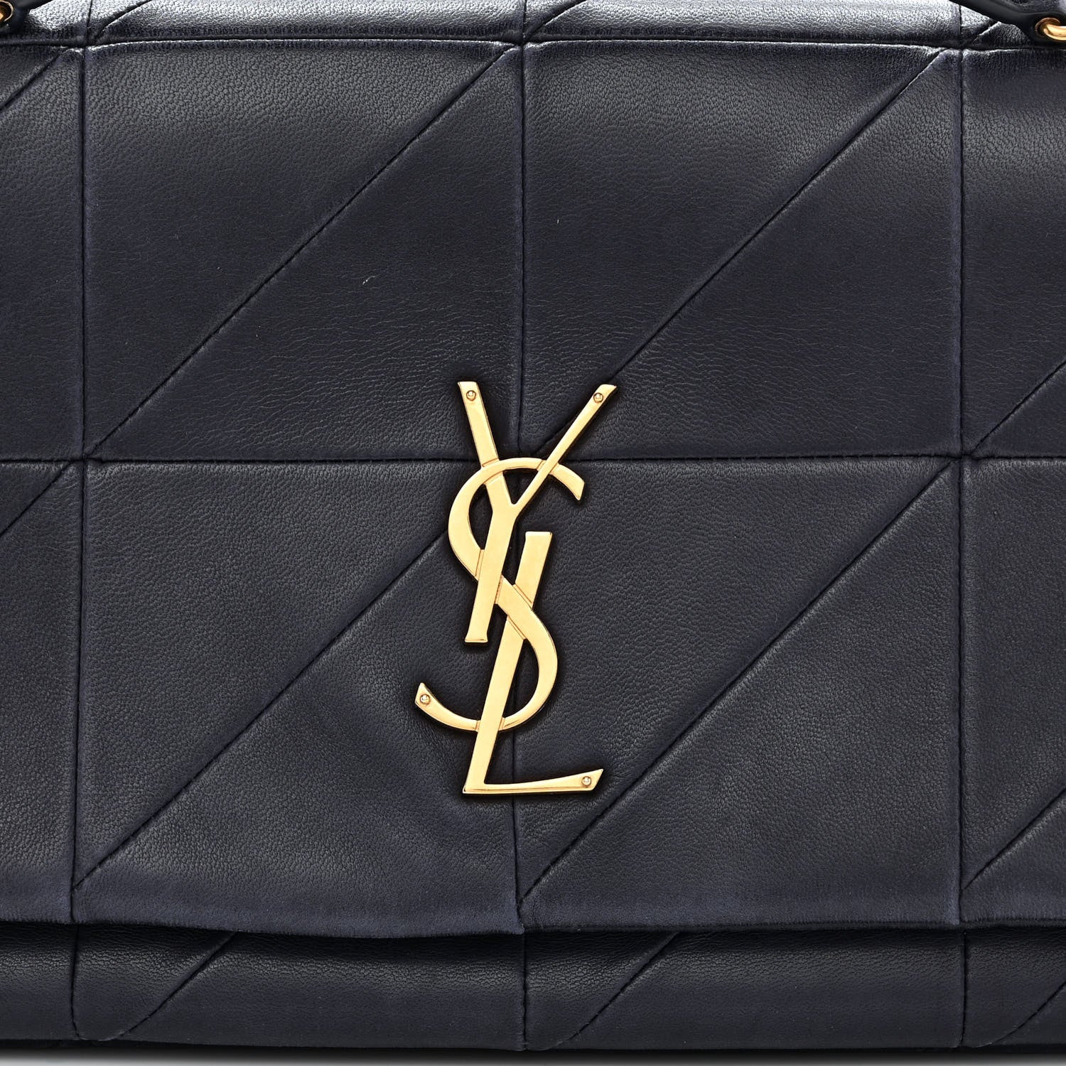 Saint Laurent Lambskin Patchwork Monogram Medium Jamie Dark Notte 8 of 14