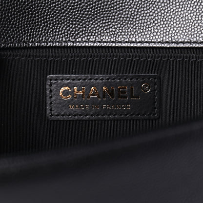 Chanel Caviar Quilted Medium Boy Flap Black 6 of 9