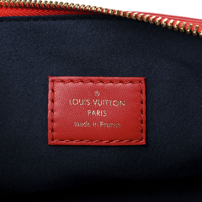 Louis Vuitton Lambskin Embossed Monogram Coussin PM Red 6 of 11
