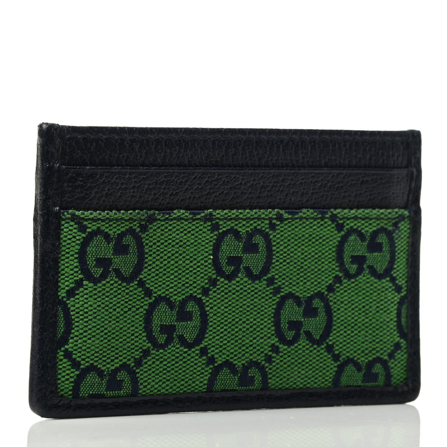Monogram Multicolor Retro Interlocking G Card Holder Green Blue