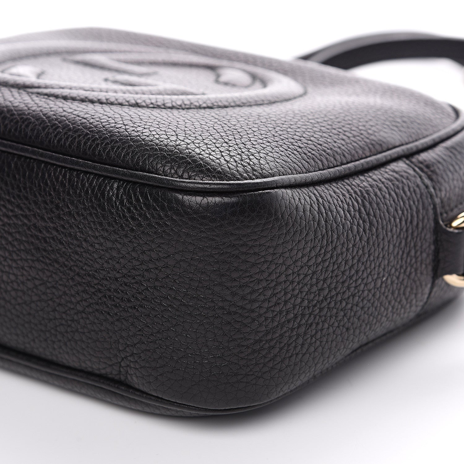 Gucci Pebbled Calfskin Small Soho Disco Bag Black 8 of 10