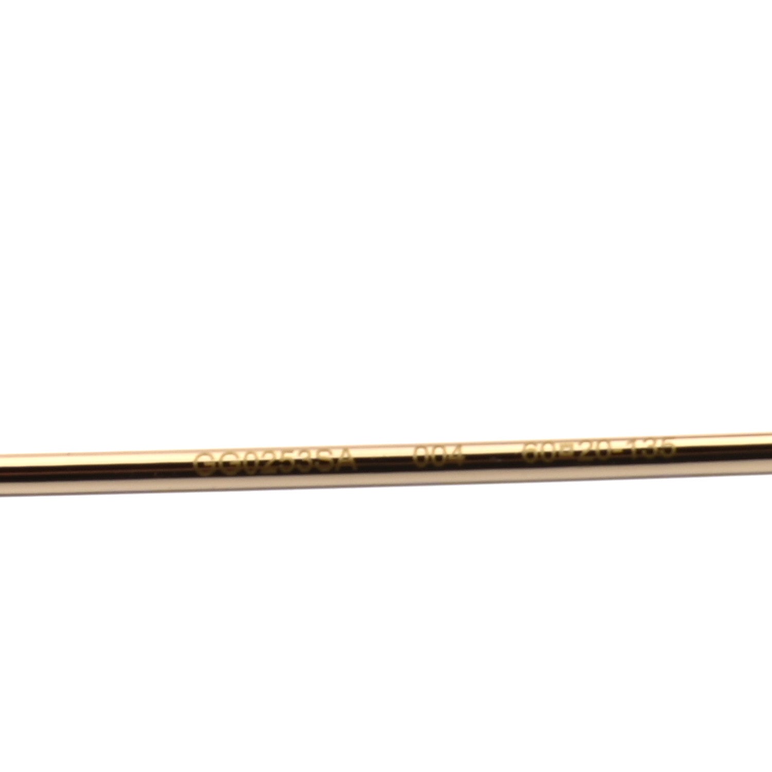 Gucci Round Pearl Tip Sunglasses GG0253SA Gold 5 of 9