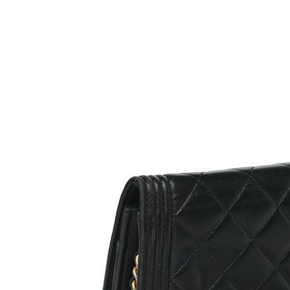 Chanel Lambskin Quilted Boy Wallet On Chain WOC Black 14 of 16