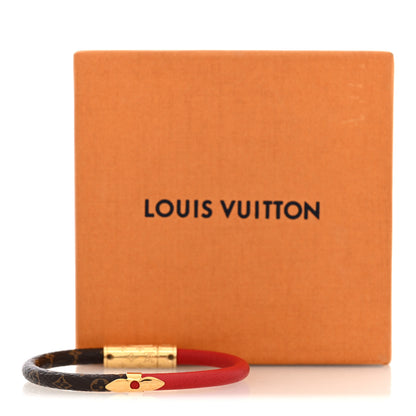 Louis Vuitton Monogram Daily Confidential Bracelet 17 Red 5 of 5