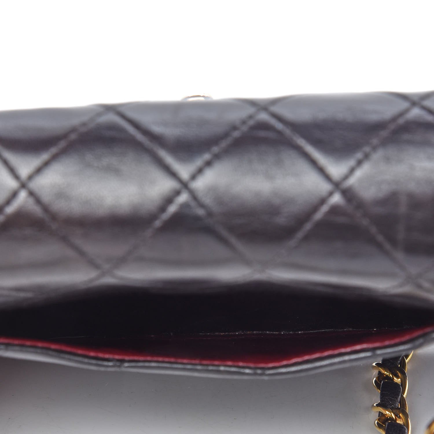 Chanel Lambskin Quilted Mini Square Flap Black 9 of 12