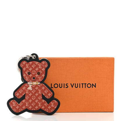 Louis Vuitton Monogram Teddy Bear Bag Charm Key Holder Brown 5 of 5