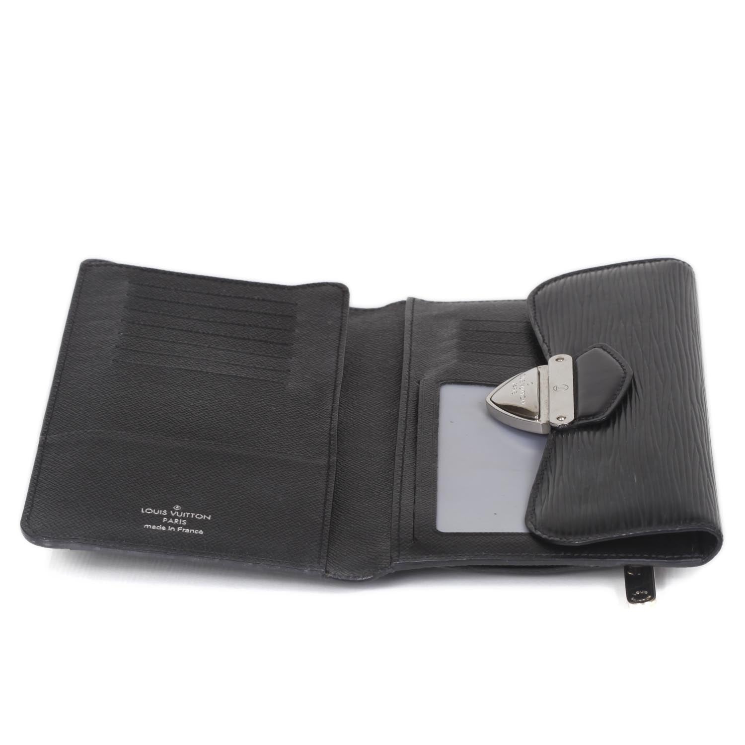 Louis Vuitton Epi Eugenie Wallet Black 7 of 13