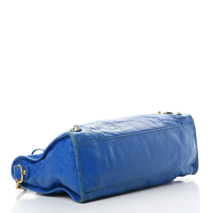 Balenciaga Agneau Giant 12 Gold Hardware City Bleu Lazuli 4 of 23